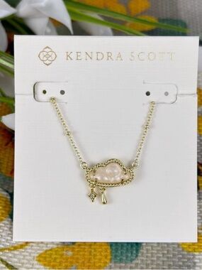 Kendra Scott Celeste Cloud Gold Short Pendant